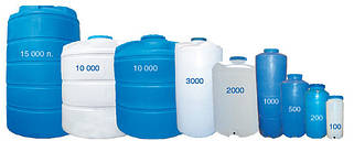 Емкости вертикальные Пласт Бак 100 - 15 000 литров