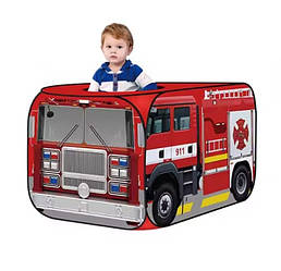 Дитячий намет Пожежна машина ігровий намет