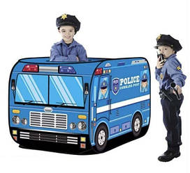 Дитячий намет Поліцейський Машина ігровий намет