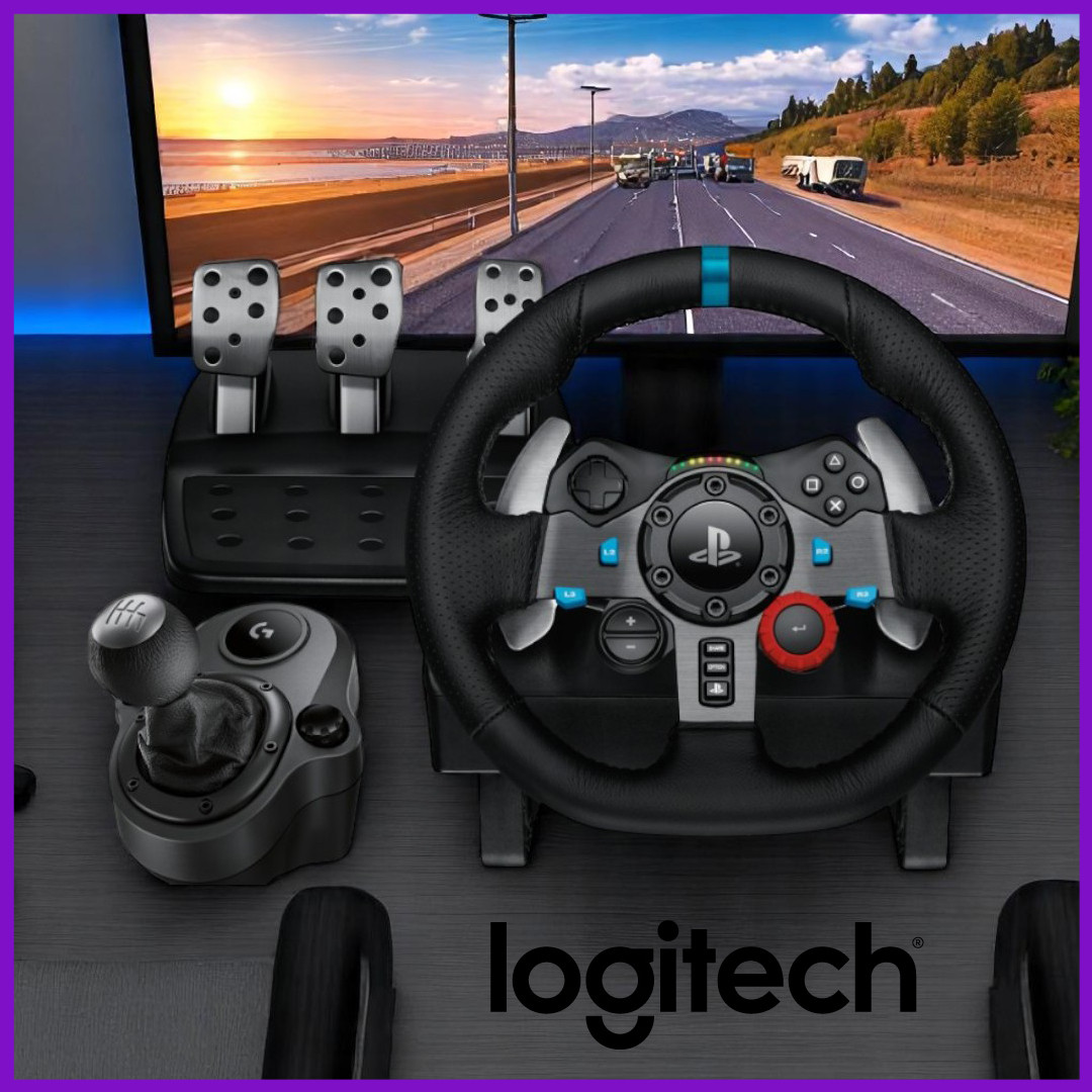 Игровой руль Logitech G29 Driving Force 941-000112 + коробка передач ...