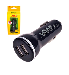 Зарядний пристрій 2USB C-2023BK 12V/24V/5V/2.1A VOIN - оригінал
