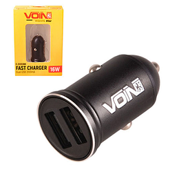 Зарядний пристрій 2USB C-31203BK 12-24V/5V/3,1A VOIN - оригінал