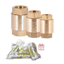 Акційний набір Icma: Зворотні клапани 3 шт 1/2" + 1 шт 3/4" + 1шт 1" + 1 шт Льняні волокна Unigarn у подарунок