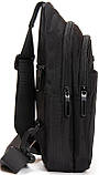 Сумка чоловіча LANPAD слинг Чорний (LAN83030 black), фото 5