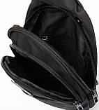 Сумка чоловіча LANPAD слинг Чорний (LAN83030 black), фото 6