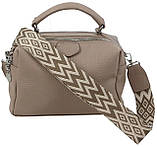 Сумка жіноча Borsacomoda 23х16х10 см Бежевий (812.018), фото 3