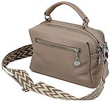 Сумка жіноча Borsacomoda 23х16х10 см Бежевий (812.018), фото 4