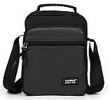 Сумка-планшет чоловіча LANPAD 20х26х12 см Сірий (LAN82053 grey), фото 2