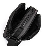 Сумка-планшет чоловіча LANPAD 20х26х12 см Сірий (LAN82053 grey), фото 6