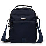 Сумка-планшет LANPAD чоловіча 20х24х10 см Синій (LAN7669 blue), фото 2
