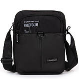 Сумка-планшет LANPAD чоловіча 20х26х10 см Чорний (LAN65318 black), фото 2