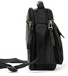 Сумка тканинна LANPAD чоловіча 18х20х10 см Чорний (LAN4118 black), фото 4