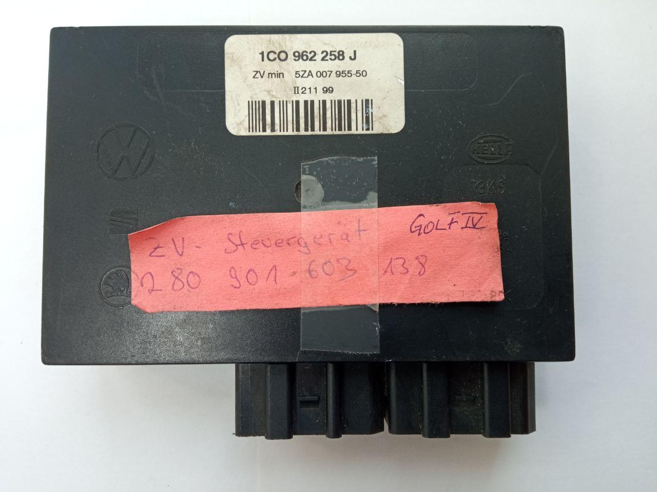 Електронний блок керування Seat / Skoda / Volkswagen Golf4 Hella 1C0 962 258 J / 1C0962258J / 280 901 603 138 / 280901603138