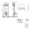 Готове рішення Qtap для ванної кімнати: підвісний унітаз Jay Ultra Quiet 520x360x320 + комплект інсталяції, фото 3