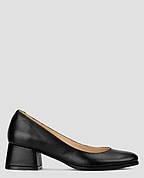 Туфлі-човники жіночі чорні натуральна шкіра Van girls — розмір 39 (24,5 см) (модель: