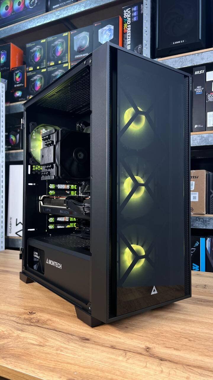 Під замовлення новий ПК Montech Air 1000 Premium Black MT| Ryzen 5 7500F| 32GB RAM| 1000GB SSD| Radeon RX 6700 XT 12GB