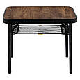 Стіл Bo-Camp Woodbine 56x34 cm Black/Wood look (1404191), фото 2
