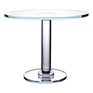 Тортівниця скляна на ніжці 30×24 см підставка для торта, капкейків прозора HP-4-83M