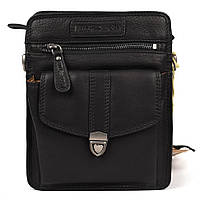 Чоловіча сумка через плече месенджер HB3339A HILL BURRY чорна