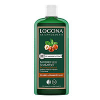 БІО-Шампунь для фарбованого темно-коричневого волосся Горіх Logona 250 мл