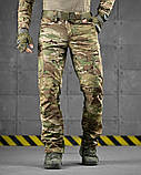 Польовийні штани TAYFUN мультикам літні з манжетами та посиленими зонами ДЛ6492 ТМ, фото 3