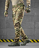 Польовийні штани TAYFUN мультикам літні з манжетами та посиленими зонами ДЛ6492 ТМ, фото 4