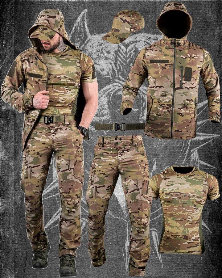Польовий костюм Hunger 5в1 мультикам літній еластичний ДЛ7083 ТМ, фото 1