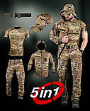 Польовий костюм Hunger 5в1 мультикам літній еластичний ДЛ7083 ТМ, фото 2
