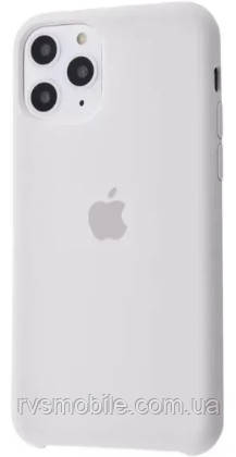 Чохол для iPhone 11 Pro Max — Силіконовий із мікрофіброю, White (9), фото 1