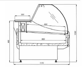 Холодильна вітрина Cold W-20 NG, фото 3