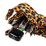 Міні парасолька жіноча Fulton L501 Tiny-2 Bling Leopard (Леопард с блестками), фото 6