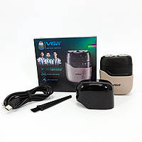 Бритва для бороды электронная VGR V-345, Профессиональный шейвер-электробритва, Бритвы аккумуляторные EF-46