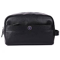 Несесер шкіряний Brampton London Aqualuxe Black (Чорний)