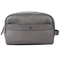 Несесер шкіряний Brampton London Aqualuxe Grey (Сірий)