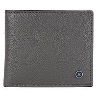 Чоловічий шкіряний гаманець Brampton London Plutus Grey (Сірий)