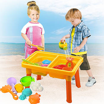 Дитячий ігровий набір для пісочниці HG-832 Ігровий столик для гри з піском та водою