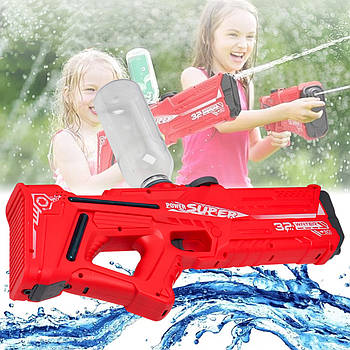 Водяний автомат 43 см на акумуляторі стріляє до 15 метрів 9002 Водна зброя