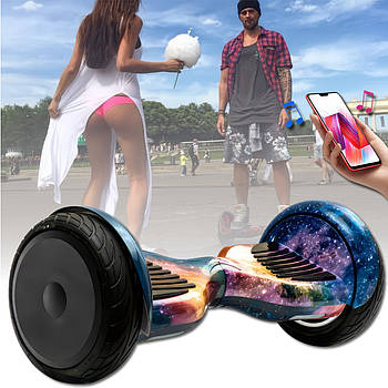 Гіроборд на алюмінієвих колесах 10.5 дюймів з Bluetooth Smart Balance EL-7 Галактика