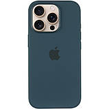 Чохол Silicone case (AAA) with Magsafe and Animation (button) для Apple iPhone 16 Pro (6.3") Lake Green, фото 3