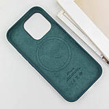 Чохол Silicone case (AAA) with Magsafe and Animation (button) для Apple iPhone 16 Pro (6.3") Lake Green, фото 7
