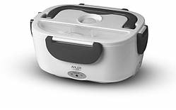 Новий якісний контейнер для їжі (ланчбокс) з підігрівом Adler AD 4474 Grey з Європи з гарантією