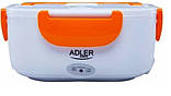 Новий якісний контейнер для їжі (ланчбокс) з підігрівом Adler AD 4474 Orange з Європи з гарантією, фото 3