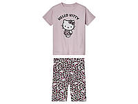 Піжама (футболка і шорти) для дівчинки Disney Hello Kitty 444094 122-128 см (6-8 years) Різнобарвний