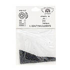 Бульйонки для декору нігтів чорні мікс, Global Fashion 1440 шт.