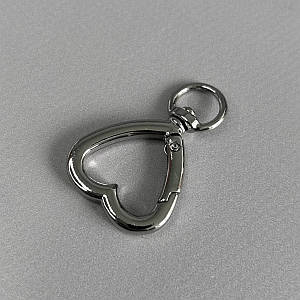 Карабін для сумки 20 мм, нікель - 4,5 см