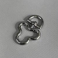 Карабін для сумки 25 мм, нікель - 4,5 см