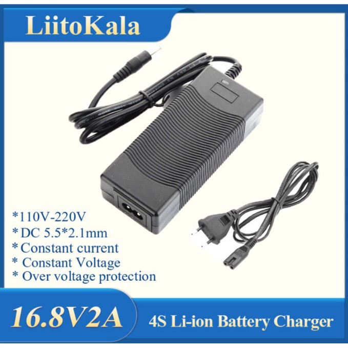 Зарядний пристрій для LiitoKala 16.8V2A+EU Лучшая цена