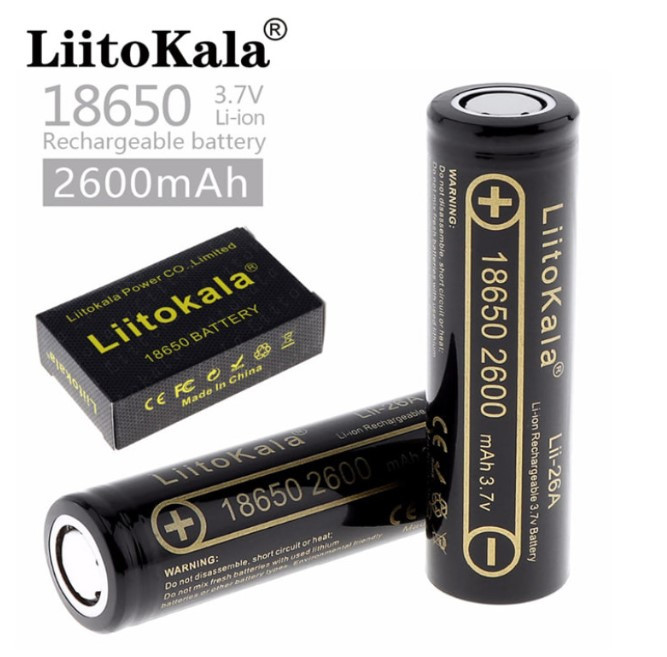 Аккумулятор LiitoKala Lii-26A-JT 18650 2600mah Лучшая цена