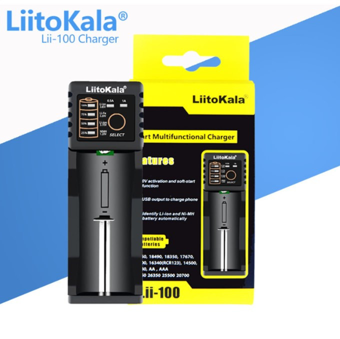 Зарядний пристрій для LiitoKala Lii-100 battery charger Лучшая цена
