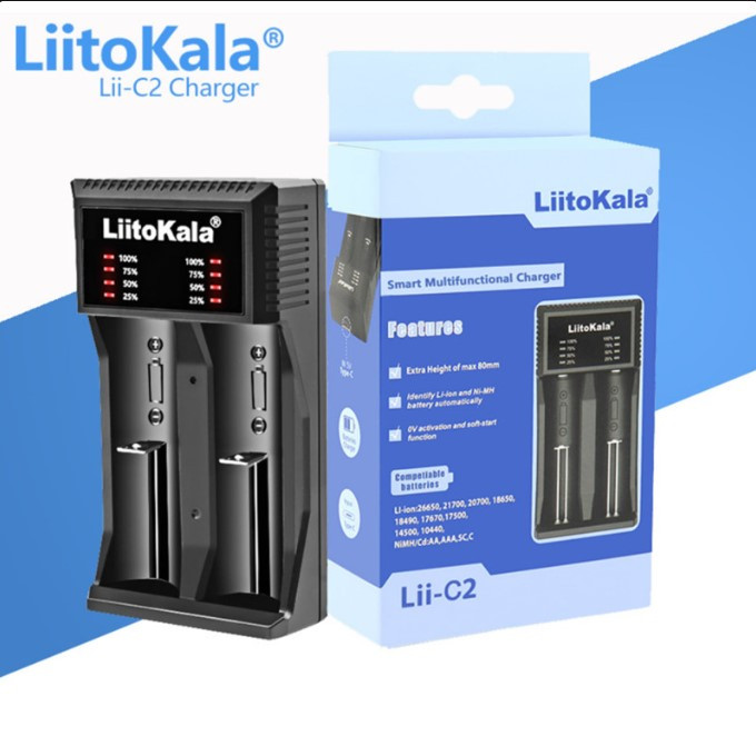 Зарядний пристрій для LiitoKala Lii-C2 battery charger Лучшая цена